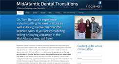 Desktop Screenshot of midatlanticdentaltransitions.com